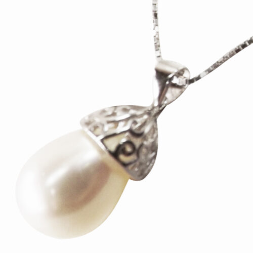 925 sterling silver pearl pendant