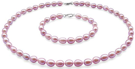 7-8mm AA+ Rice Pearl Matching Set
