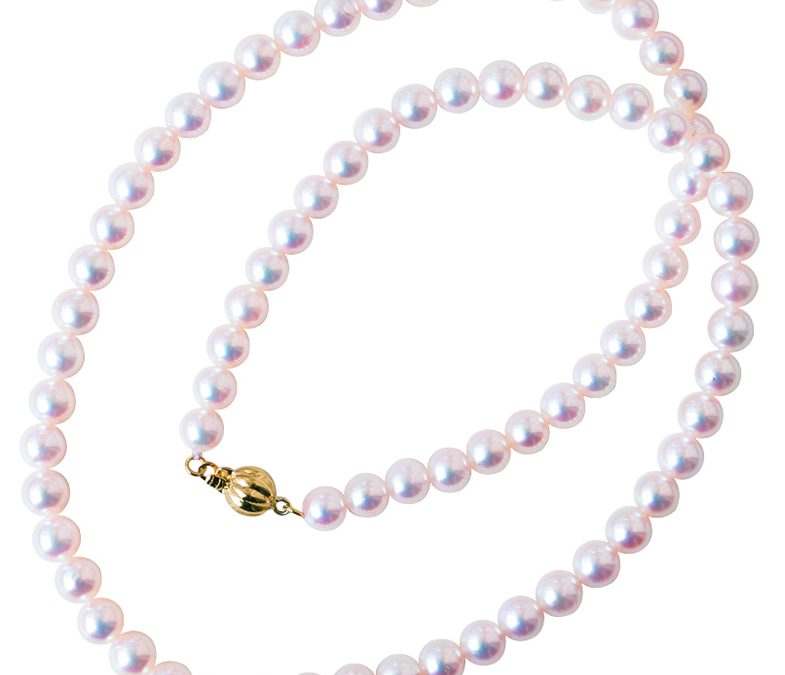 Japanese Akoya 10-10.5mm Pearl Necklace High Quality Round Pearls
