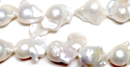 Rare High Quality Big Fireball Baroque Pearls