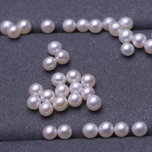 6.5-7mm loose round pearls sold by 10 pieces