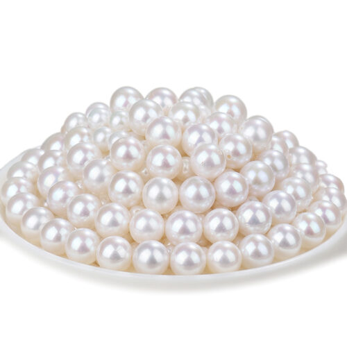 loose 7-7.5mm AA+ round pearl on sale