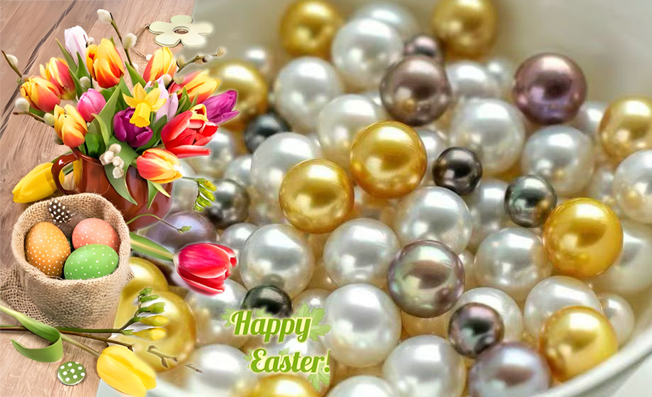 easter pearl necklace