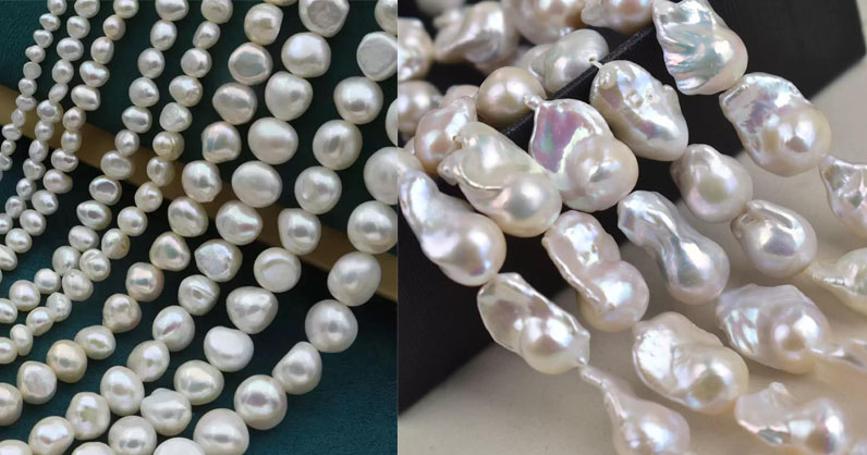 baroque pearls and pearl strands for jewelry making needs