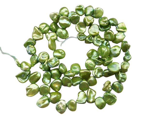 Chunky Keshi Pearls on Temporary Strand