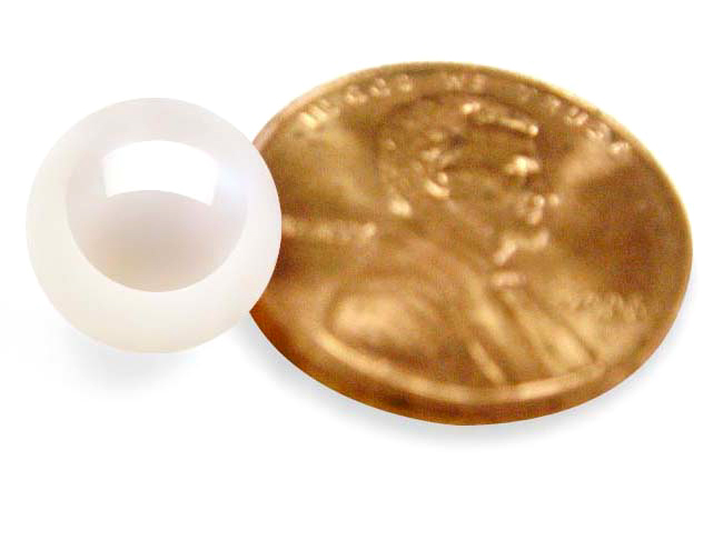White 9-9.5mm Loose AAA Round Pearl, Undrilled or Half Drilled