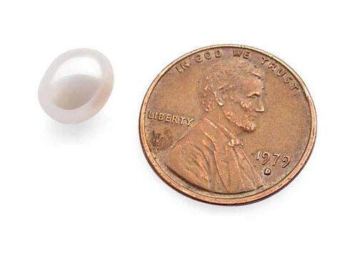 White 6.5-8mm Loose AAA Drop Pearls, Undrilled