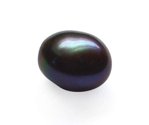 Black 9.5-11mm Loose AAA Drop Pearl, Undrilled or Half-Drilled
