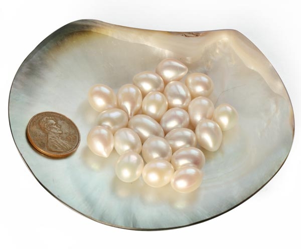 White Drop Pearls