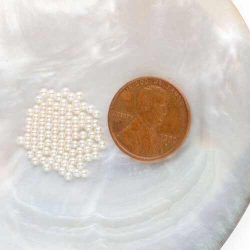 1-2mm AA+ Undrilled Round Seed Pearls