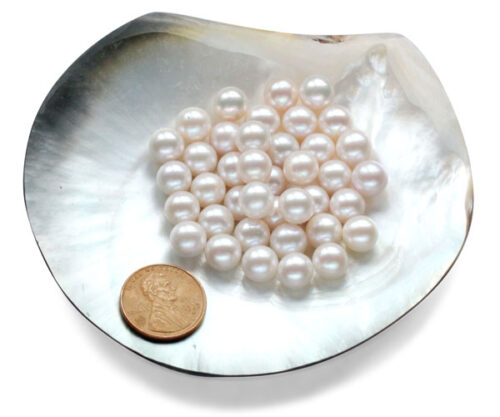 8-9mm AA+ Loose Round Pearls