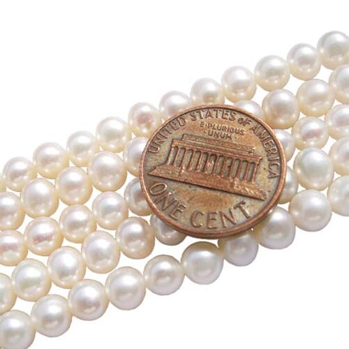 White 5-6mm High Quality Potato Pearls