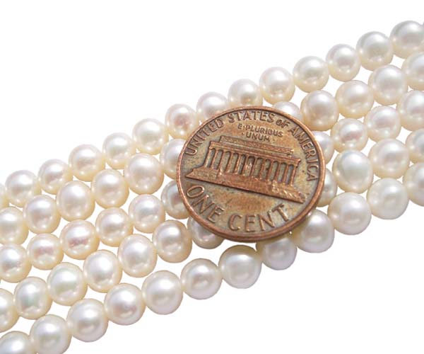 White 5-6mm High Quality Potato Pearls
