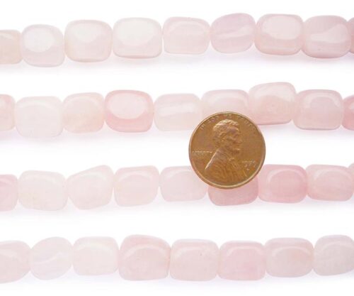 Pink Quartz Crystal Beads, Nugget, Temporary Strand