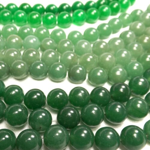 12mm Round Green Jade Beads