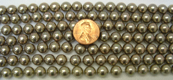 Army Brown 8mm SSS Pearl Strands