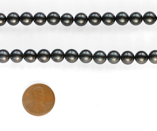 Black 8mm SSS Pearl Strands