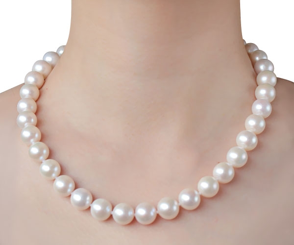 12-13mm Huge White Pearl Necklace