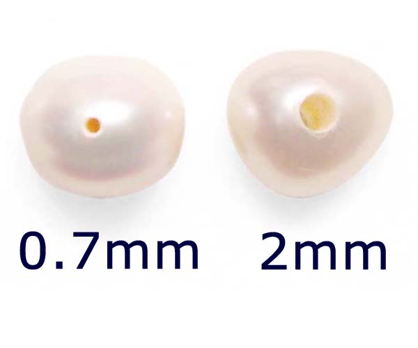 White Drilling Service - Drill Larger Holes for Loose Pearl Strand