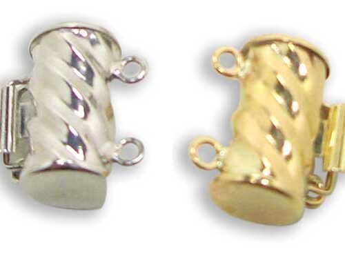 14K YG or WG for Two Row Pearls Clasps