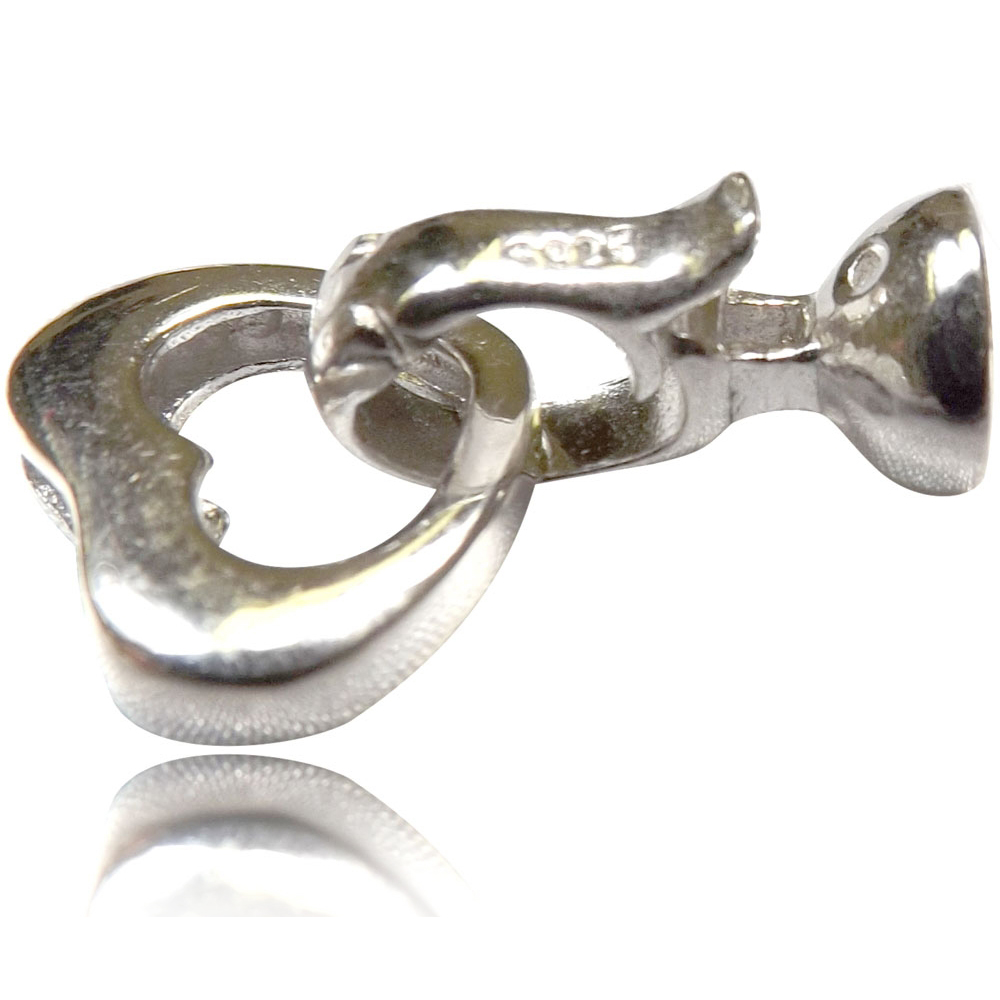 Large Lobster Pearl Clasp 925 Sterling Silver for Single Row