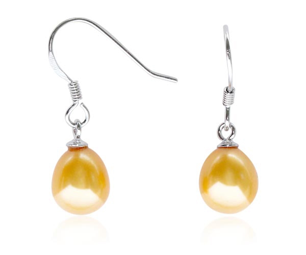 Gold A Girl with a Pearl Earrings White Pearl