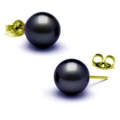 10-11mm tahitian pearl stud earrings