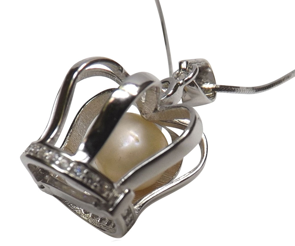 Pearl Cage Holder with 18kw Gold over 925s silver