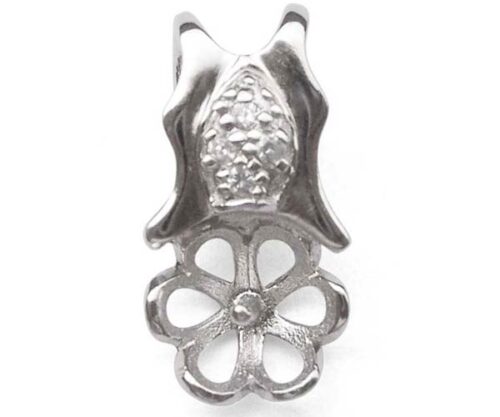 925 Sterling Silver Pendant Setting with a Large Bail