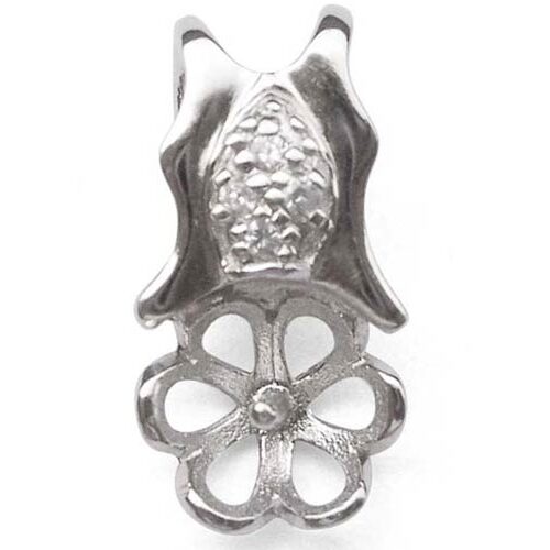 925 Sterling Silver Pendant Setting with a Large Bail