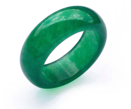 Dark Green Real Jade Ring