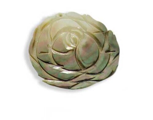 Flower Shaped Mother of Pearl Pendant