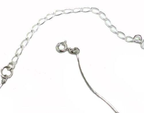 2in Long Sterling Silver Extension Chain with a Jump Ring