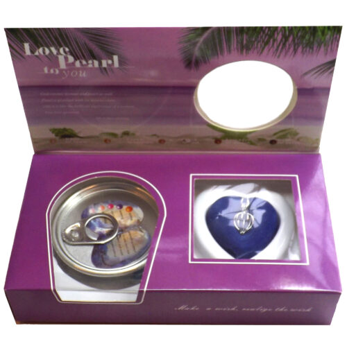 purple colored love pearl box