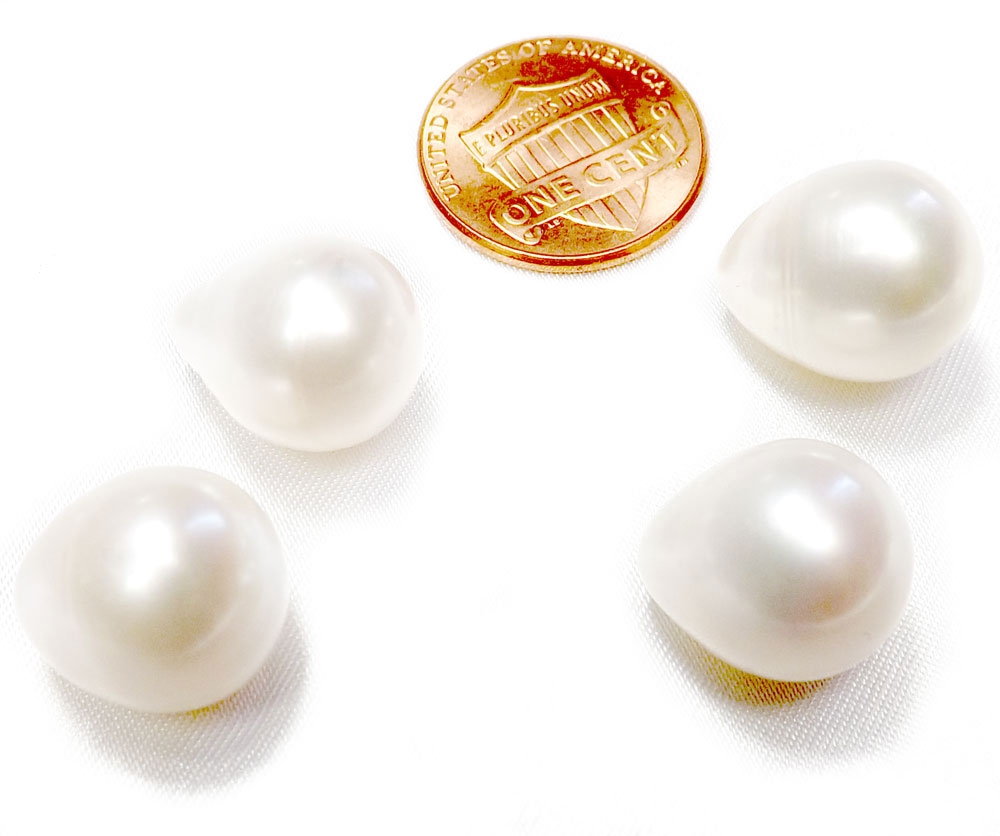 Huge White 13mm Drop Pearl