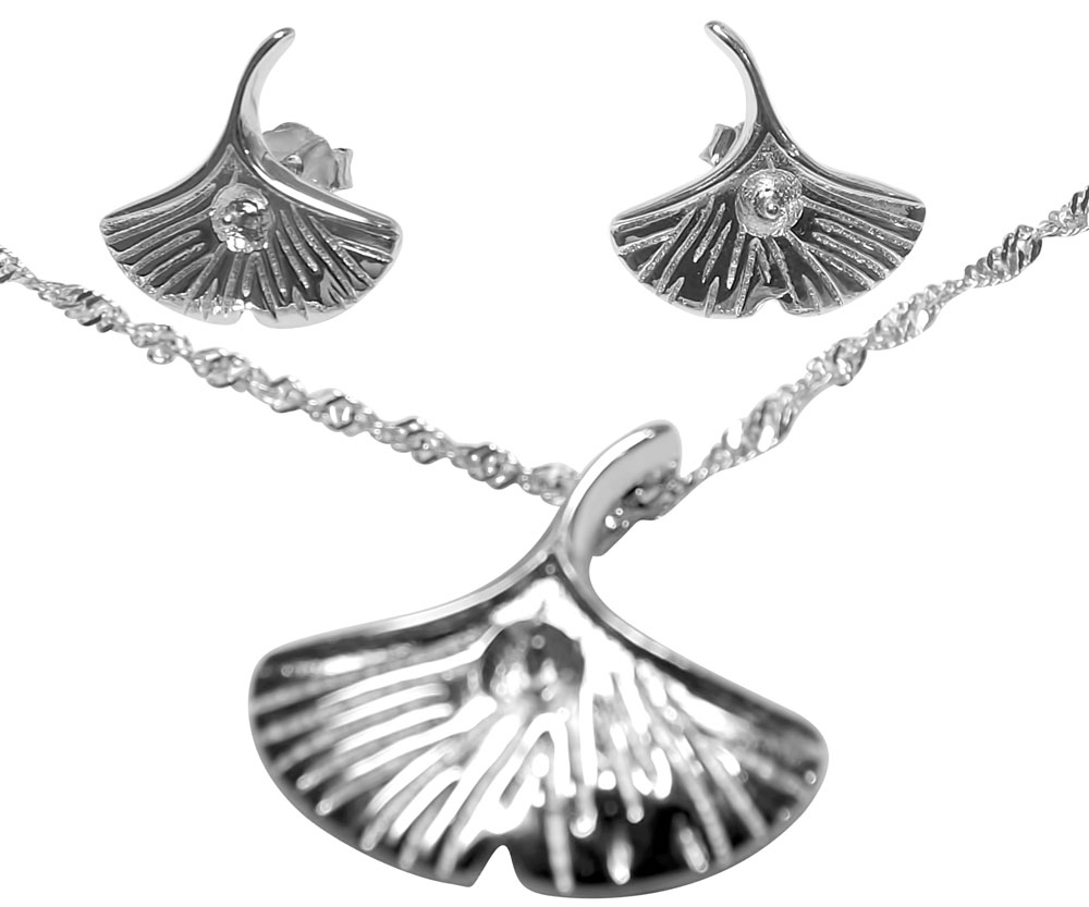 Matching 925 Sterling Silver Pendant and Earrings Settings