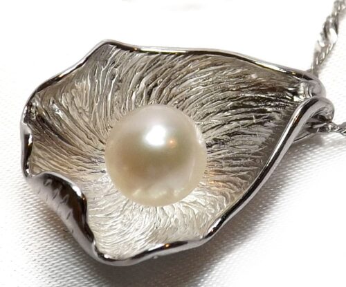 Large Sized Sturdy 925 Sterling Silver Pearl Pendant Setting