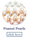 peanut pearl beads strands