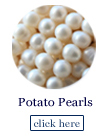potato pearl beads strands