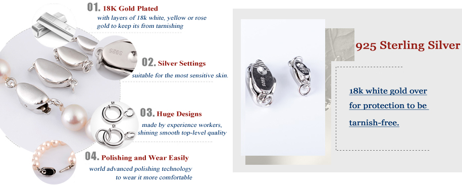 silver clasps silver clasps