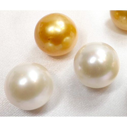 Huge 13-13.5mm Loose Round AAA Un-drilled Half-Drilled Pearl for Ring or Necklace