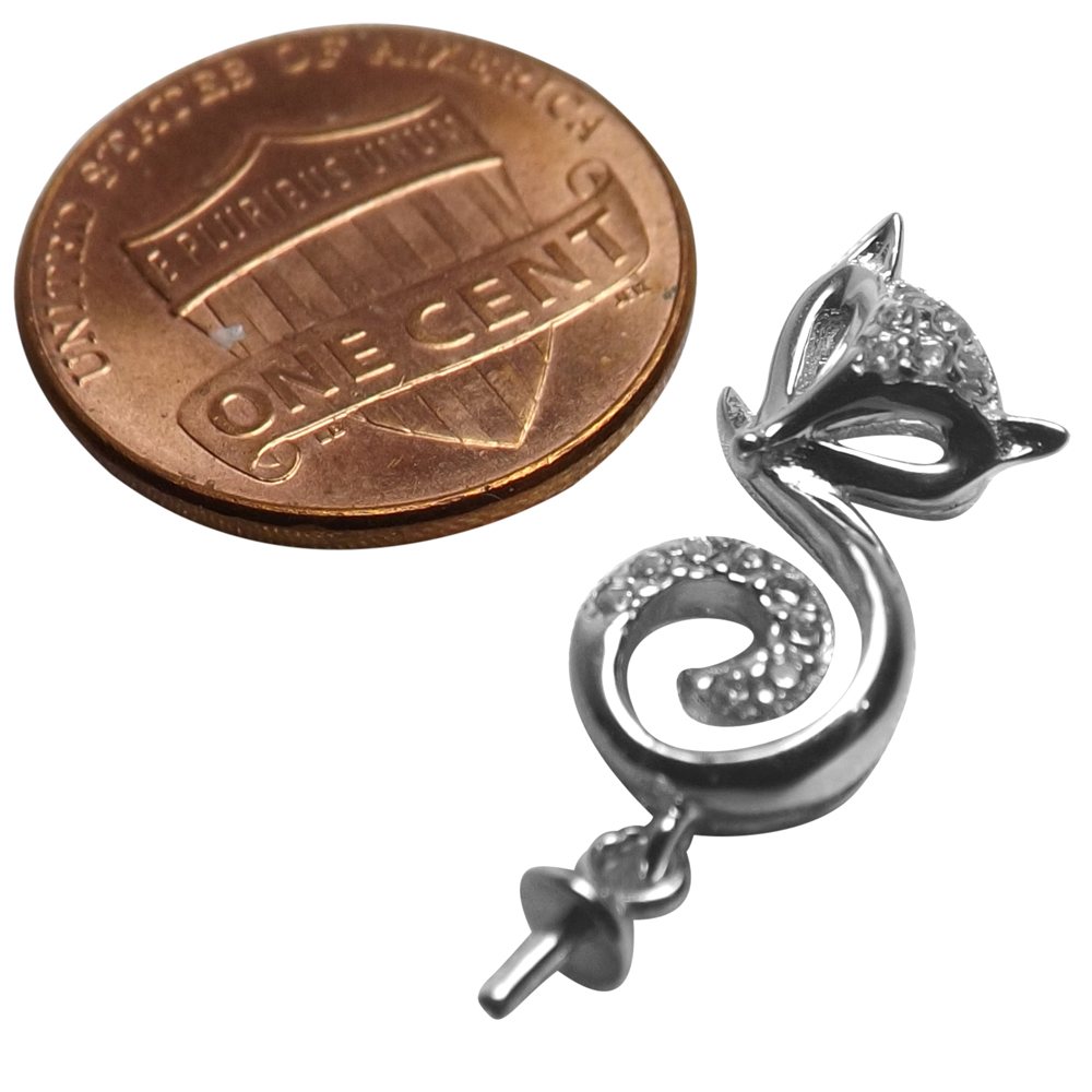 double knotted pendant setting