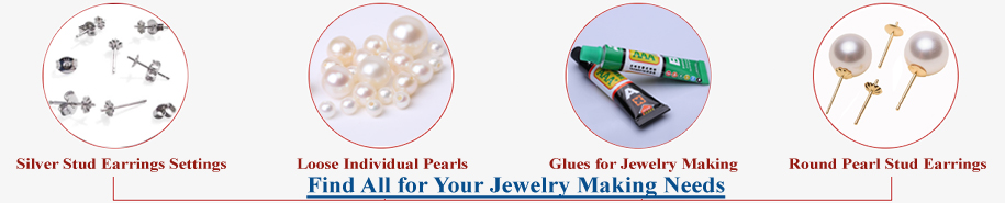 pearl earrings settings