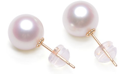8-9mm AAA Round Pearl Earrings