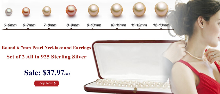 round pearl set