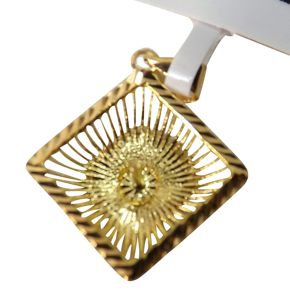 18k yellow gold pendant setting