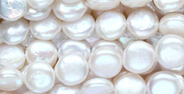 10mm Pearls in Coin Shape