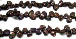 Black Keshi Pearls