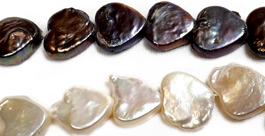 Heart Shaped Coin Pearls Heart Shaped Coin Pearls