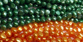 5-6mm Colored Baroque Pearls